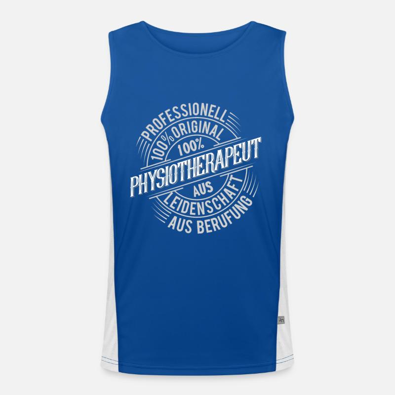 Physiotherapeut Funktionelles Kontrast-Tank Top für Männer 