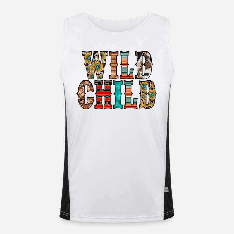 Wild Child Men's Functional Contrast Tank Top 