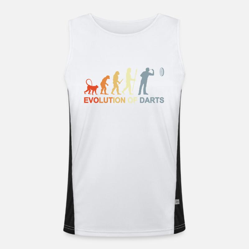Vintage Dart Evolution Men's Functional Contrast Tank Top 