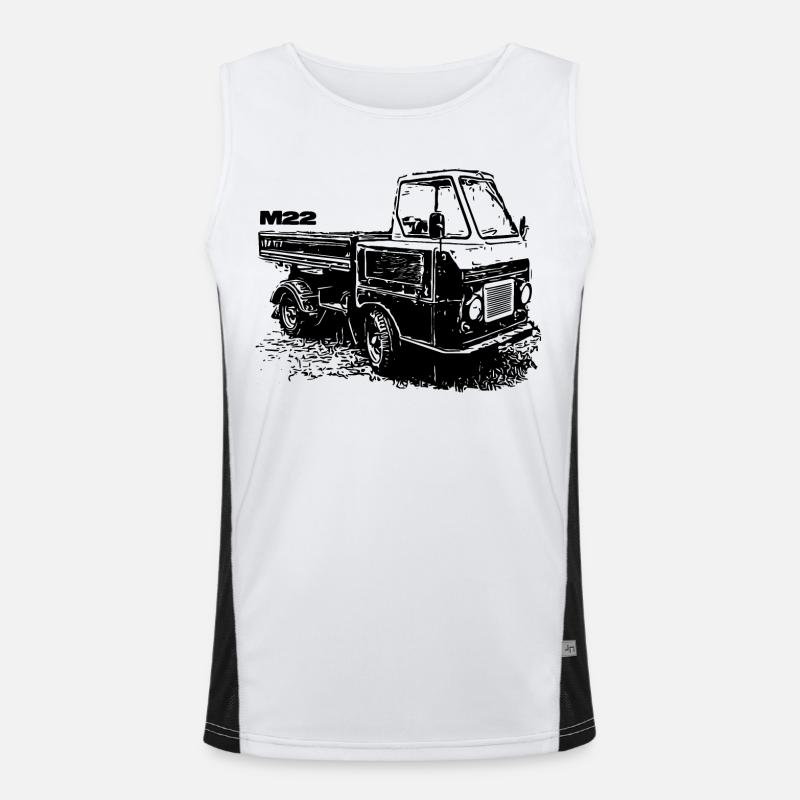 Multicar M22 Funktionelles Kontrast-Tank Top für Männer 