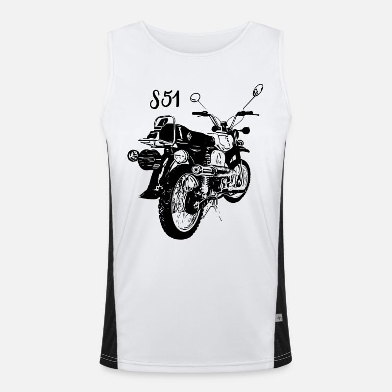 S51 Funktionelles Kontrast-Tank Top für Männer 