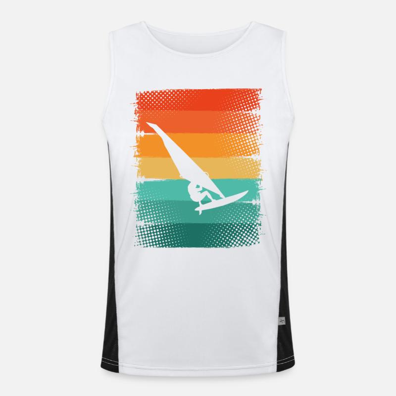 Windsurfen Funktionelles Kontrast-Tank Top für Männer 