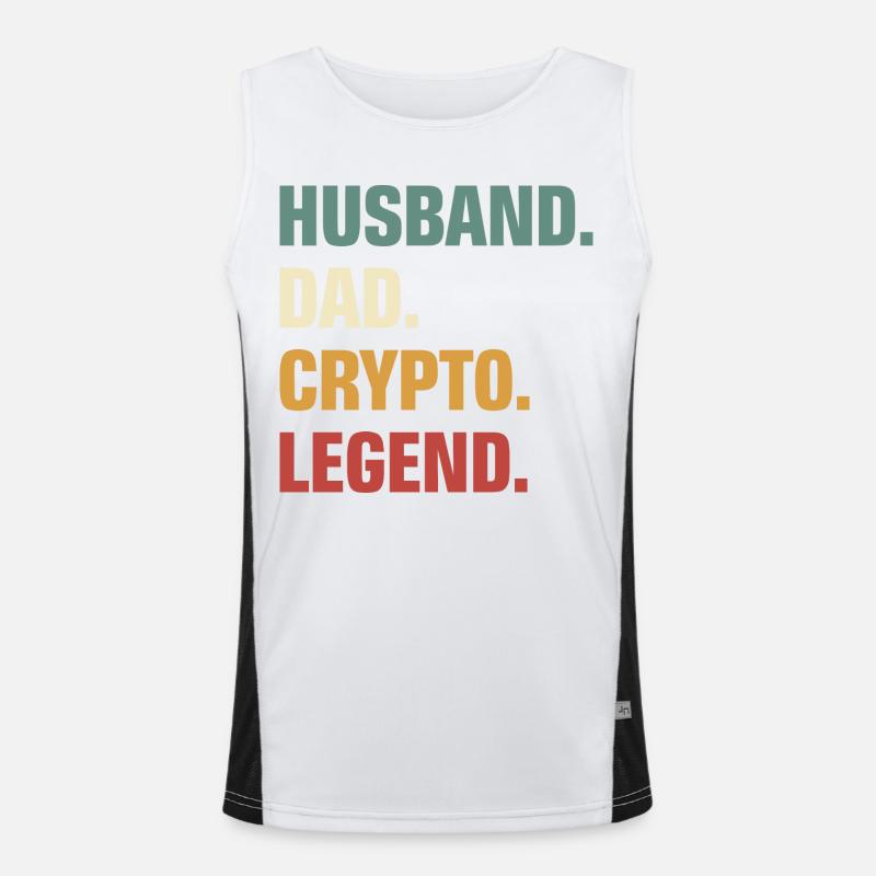 Crypto Papa Men's Functional Contrast Tank Top 