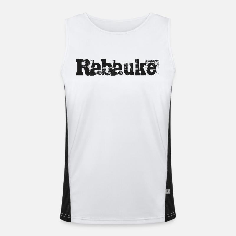 Rabauke Trashed Funktionelles Kontrast-Tank Top für Männer 