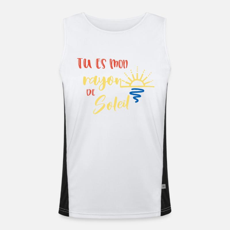 tu es mon rayon de soleil Débardeur respirant contrasté Homme 