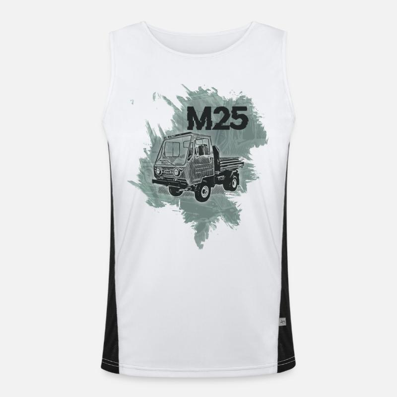 Multicar M25 Funktionelles Kontrast-Tank Top für Männer 
