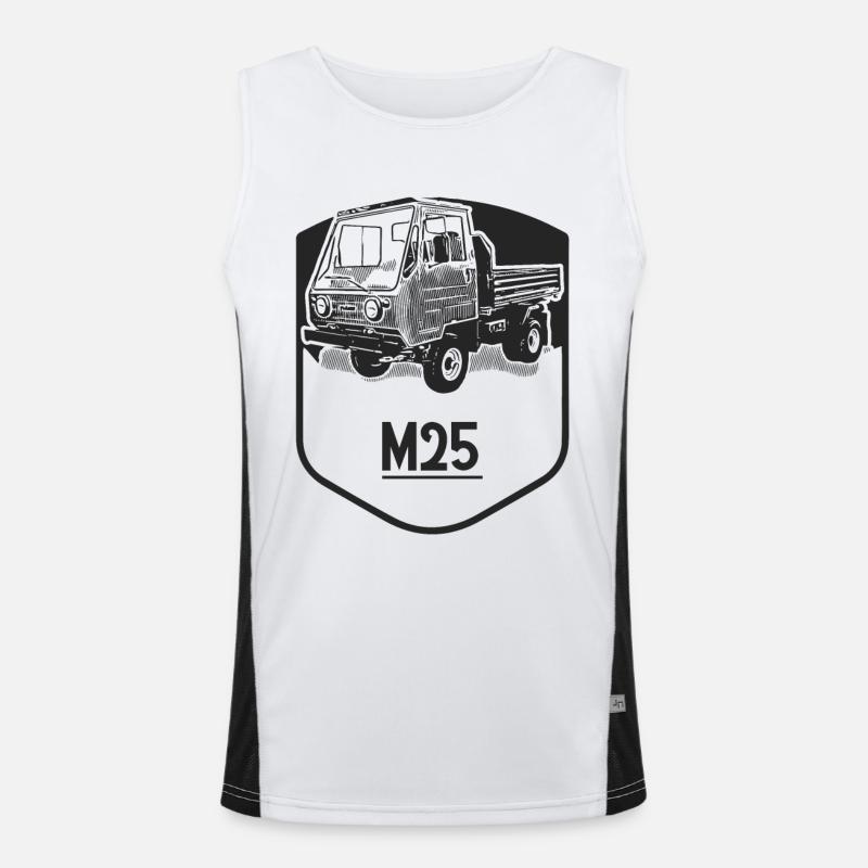 M25 Multicar Funktionelles Kontrast-Tank Top für Männer 