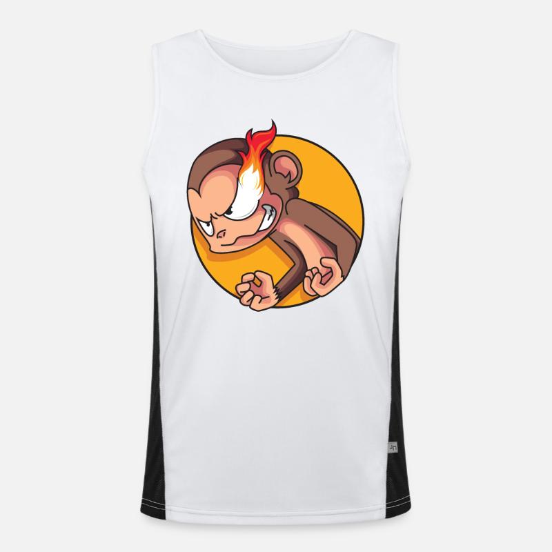 Rage-Monkey Men's Functional Contrast Tank Top 