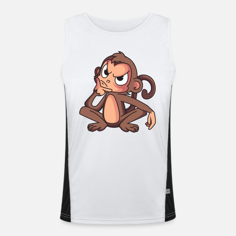 Clever Monkey Men's Functional Contrast Tank Top 