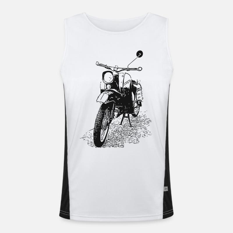 Simson - Schwalbe Funktionelles Kontrast-Tank Top für Männer 