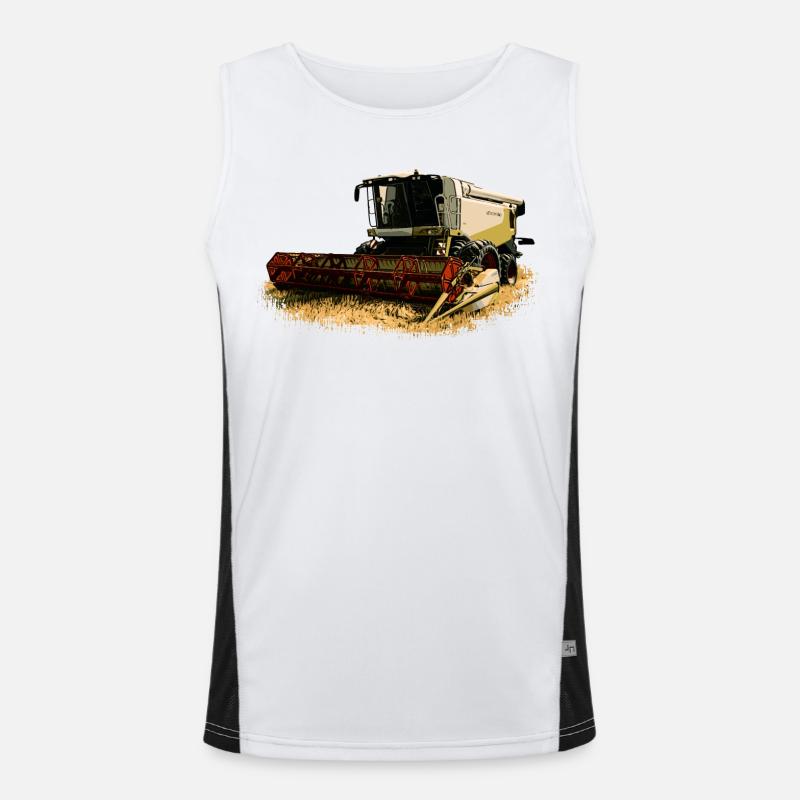 Claas Moissonneuse-batteuse Lexion 550 Débardeur respirant contrasté Homme 