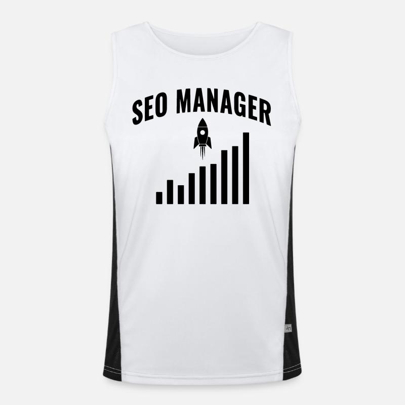 Responsable SEO – Conception de la croissance et de la performance Débardeur respirant contrasté Homme 