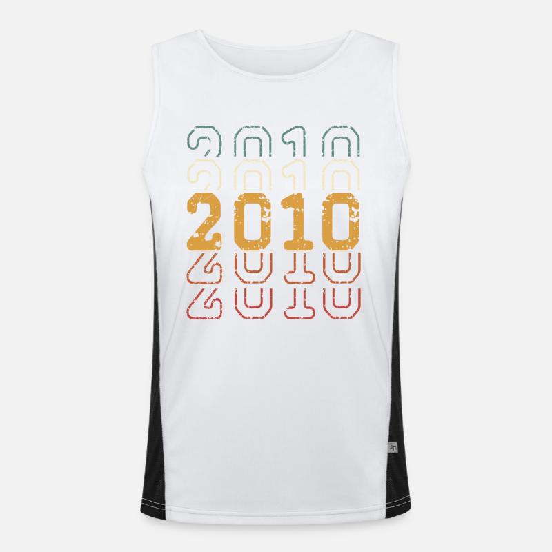 2010 Men's Functional Contrast Tank Top 