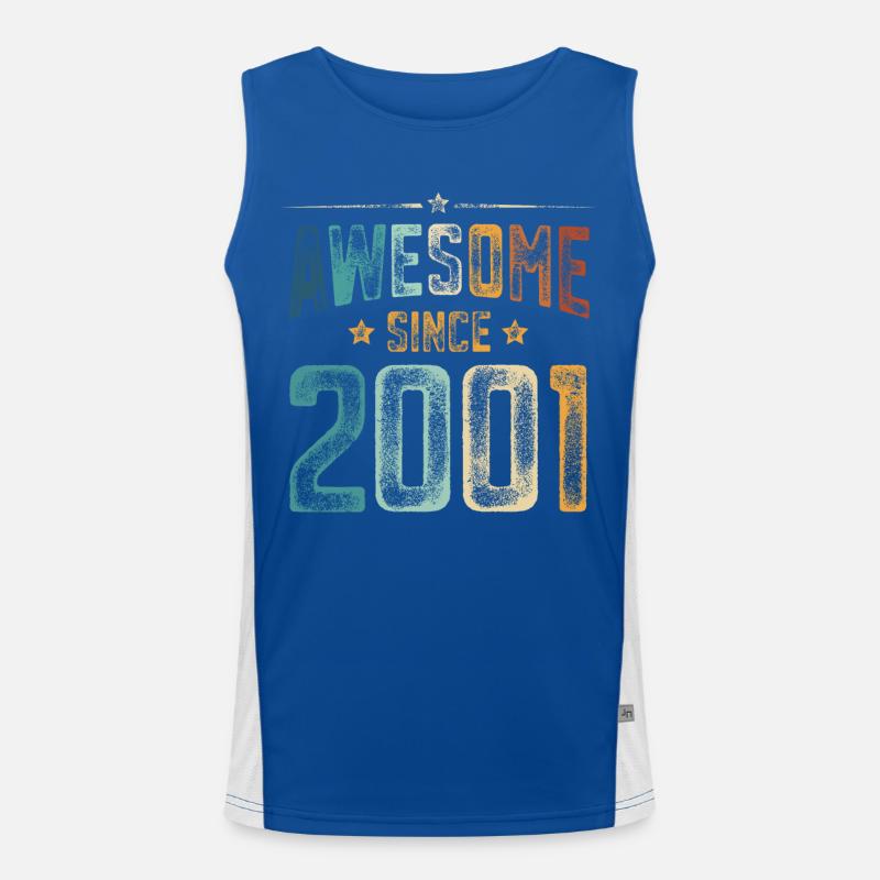 2001 Naissance Année de naissance Débardeur respirant contrasté Homme 