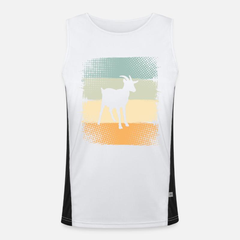 Chèvre Débardeur respirant contrasté Homme 