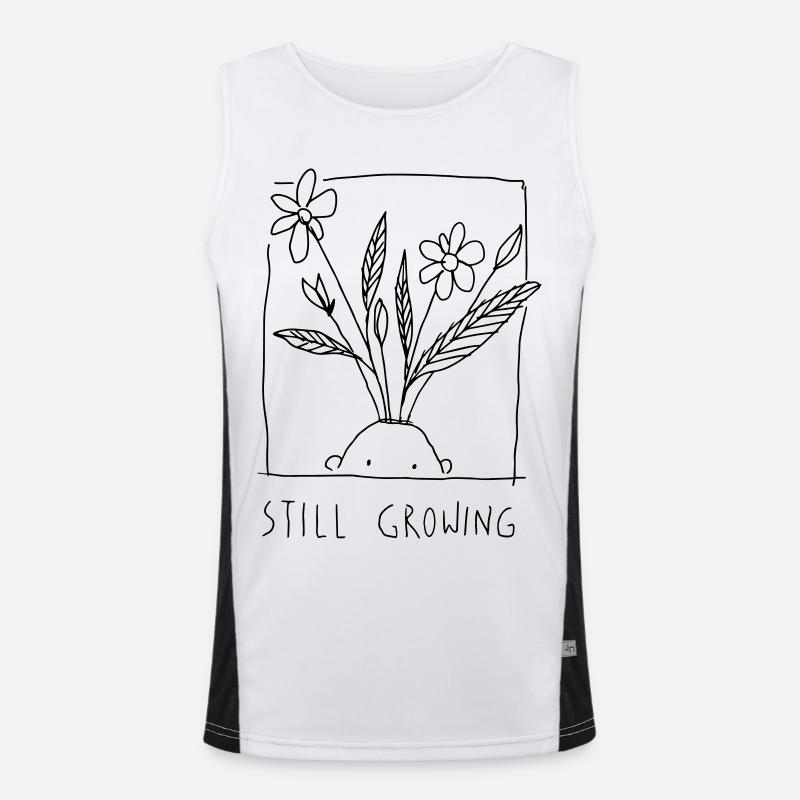 Still Growing Men's Functional Contrast Tank Top 