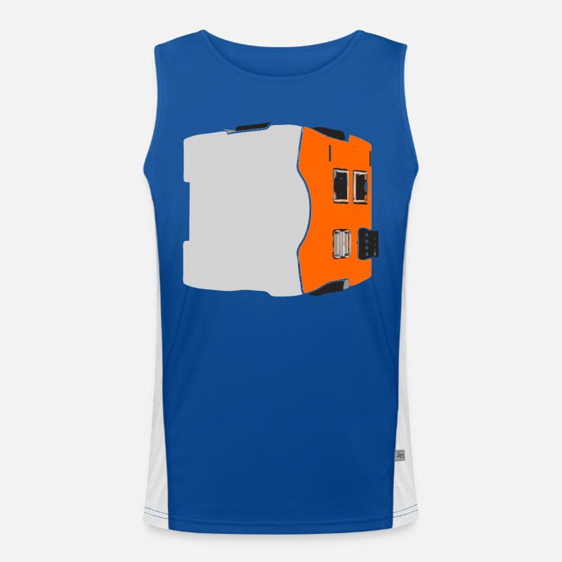 RevPi Stickers Men's Functional Contrast Tank Top 
