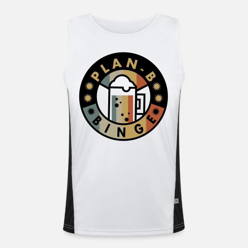Plan B Boozing Débardeur respirant contrasté Homme 