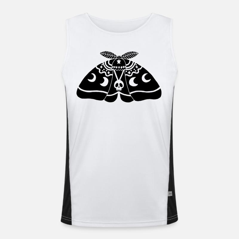 Black moth Men's Functional Contrast Tank Top 