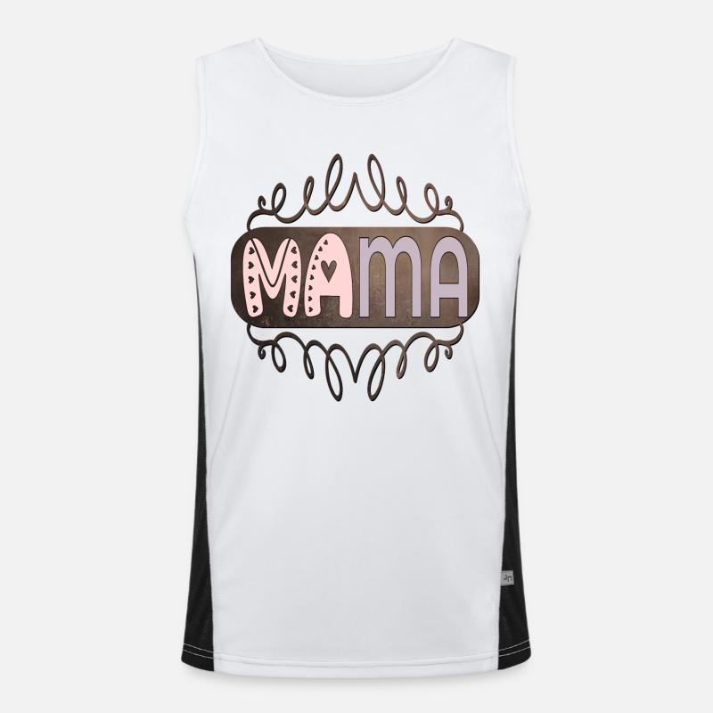 Geschenkideen für MAMA - MUTTERTAG Funktionelles Kontrast-Tank Top für Männer 