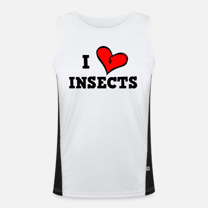 J’adore les insectes Débardeur respirant contrasté Homme 