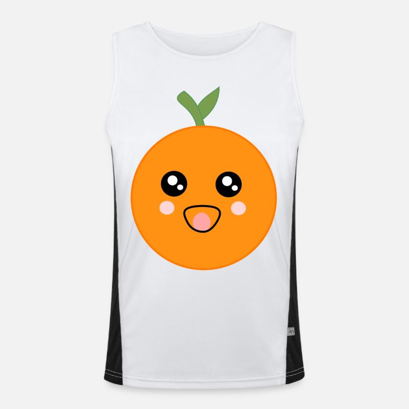 Carnaval, Carnaval, costume, Oranges Débardeur respirant contrasté Homme 