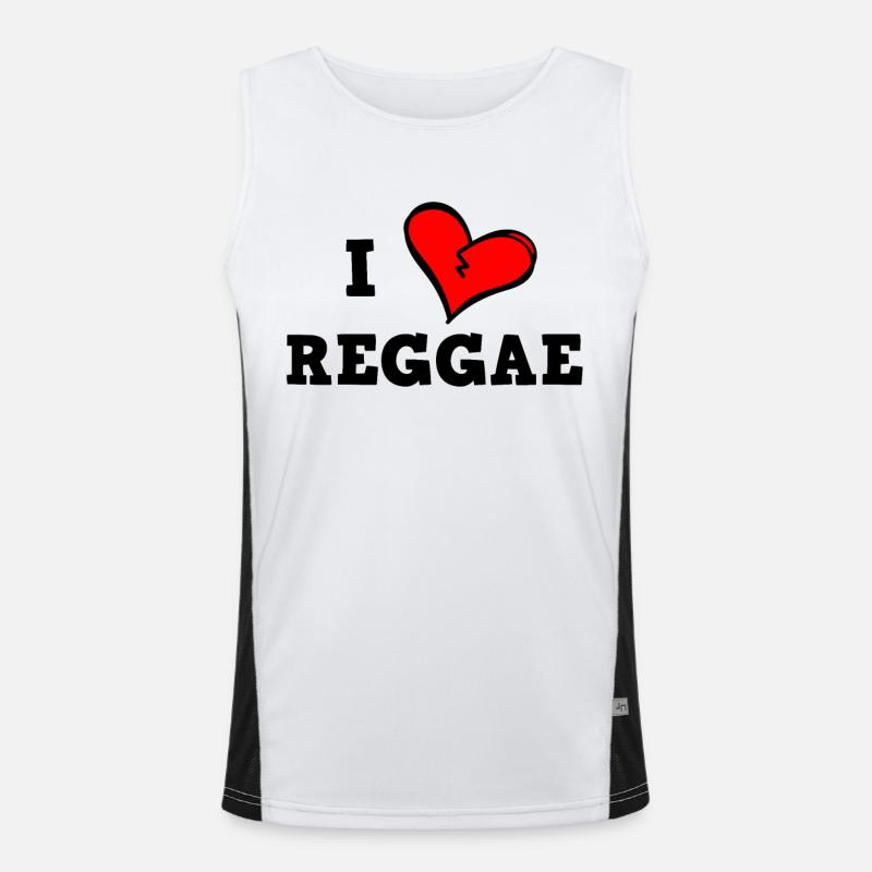 J’adore le reggae Débardeur respirant contrasté Homme 