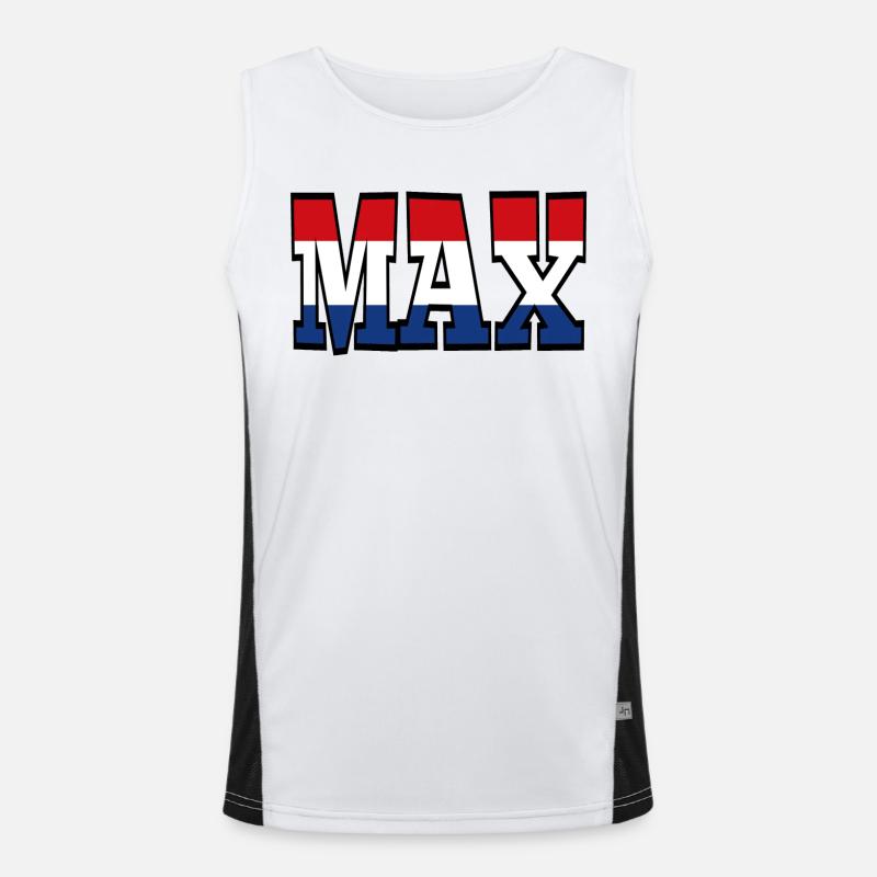 Max 33 pour tous les fans de course * Débardeur respirant contrasté Homme 