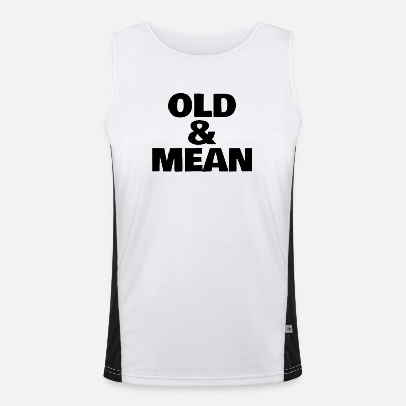 ALT UND GEMEIN Funktionelles Kontrast-Tank Top für Männer 