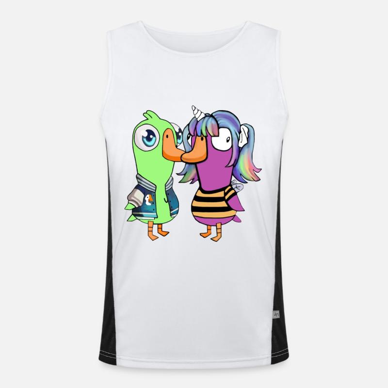 Mist Biene Steama Funktionelles Kontrast-Tank Top für Männer 