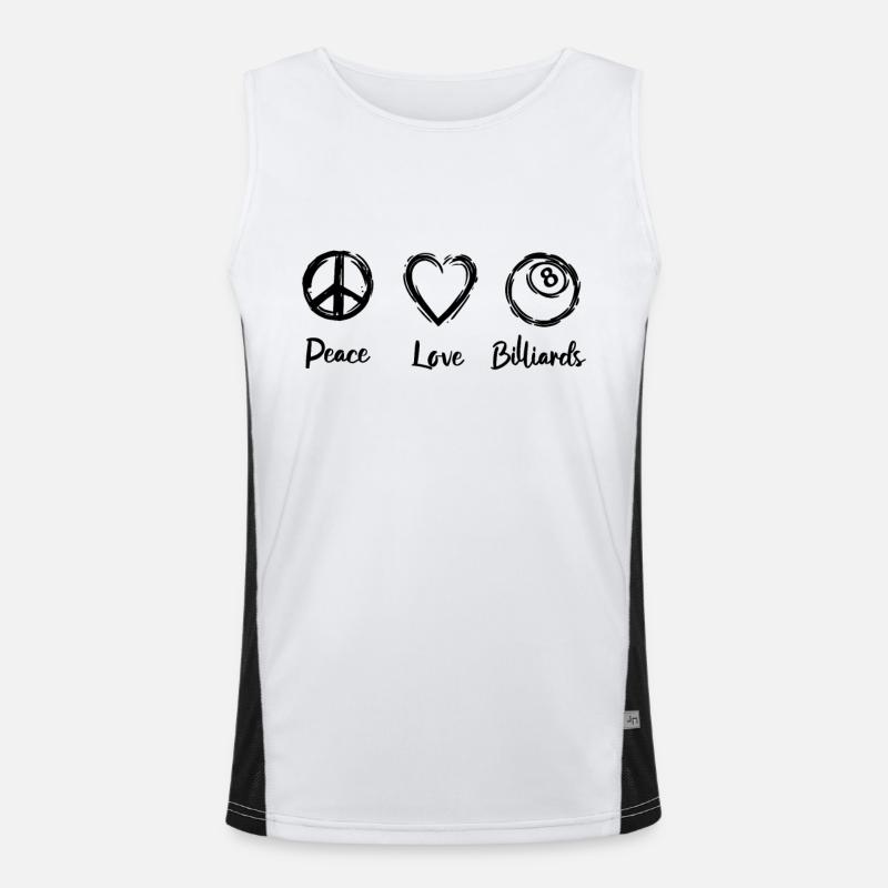 Billiards Men's Functional Contrast Tank Top 