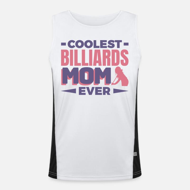Billard Mutter Funktionelles Kontrast-Tank Top für Männer 
