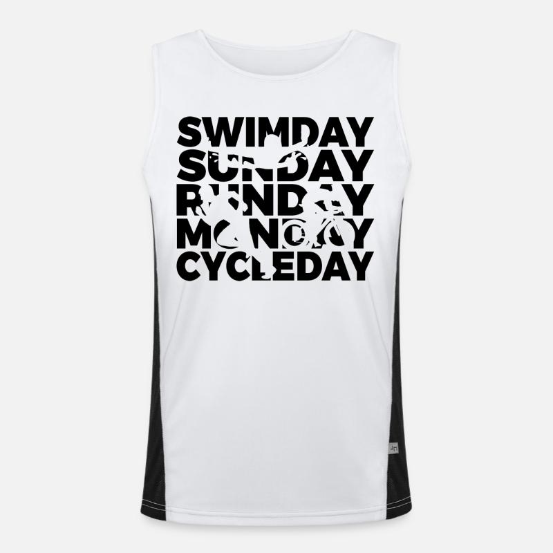 Triathlon Week Men's Functional Contrast Tank Top 
