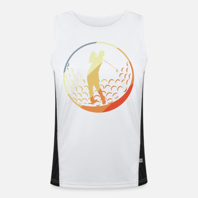 Golfer Men's Functional Contrast Tank Top 
