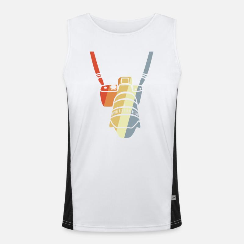 Camera belt Men's Functional Contrast Tank Top 