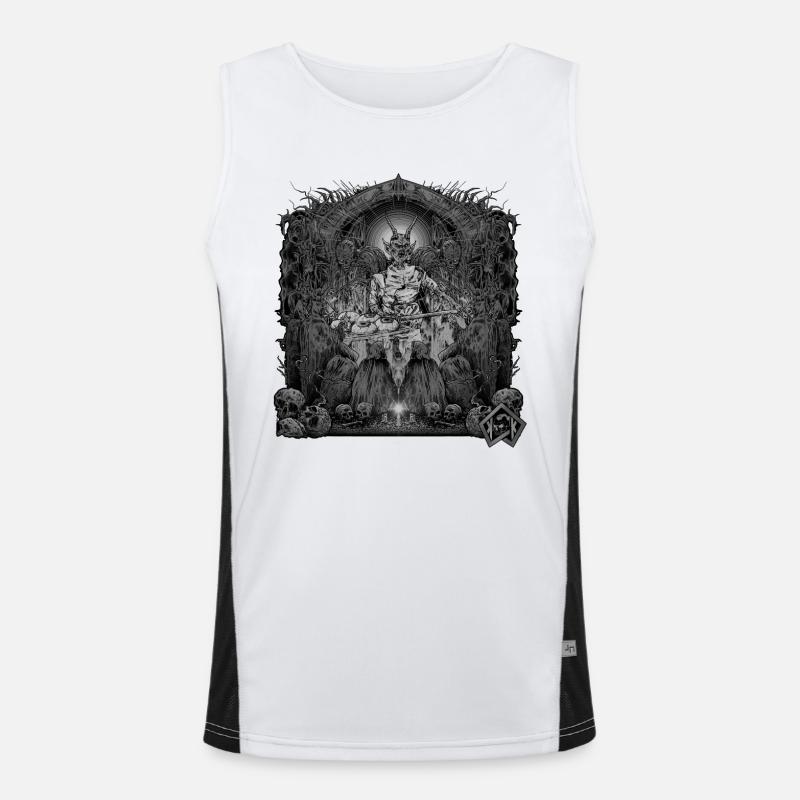 Baker, Baker, Master Baker, Master Baker - Men's Functional Contrast Tank Top - white/black