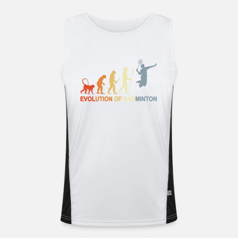 Badminton Evolution Men's Functional Contrast Tank Top 