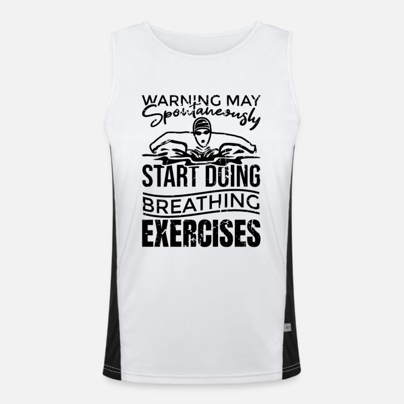 Competitive swimmers Men's Functional Contrast Tank Top 