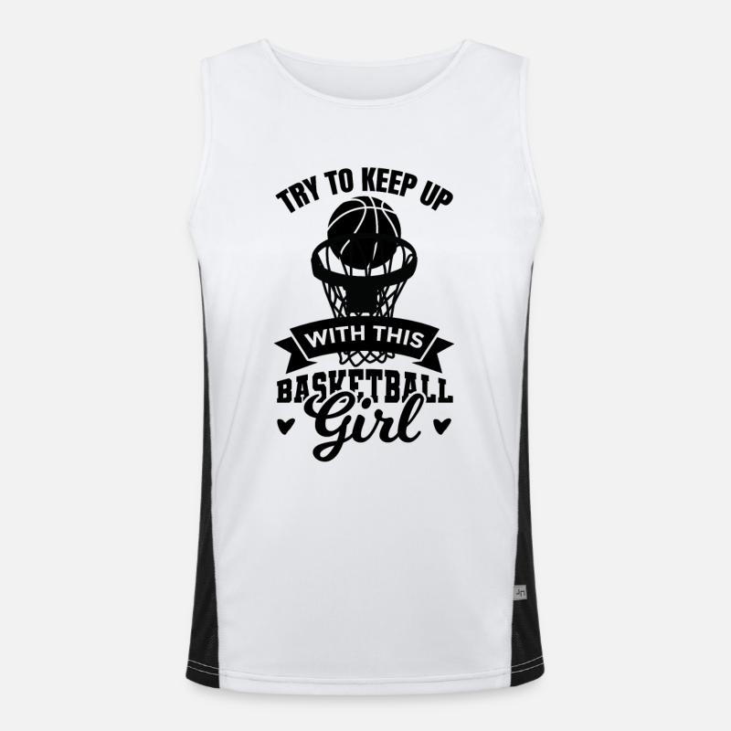 Basketteur Débardeur respirant contrasté Homme 