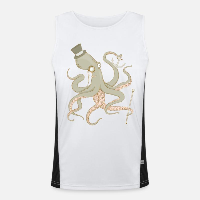 Octopus Men's Functional Contrast Tank Top 