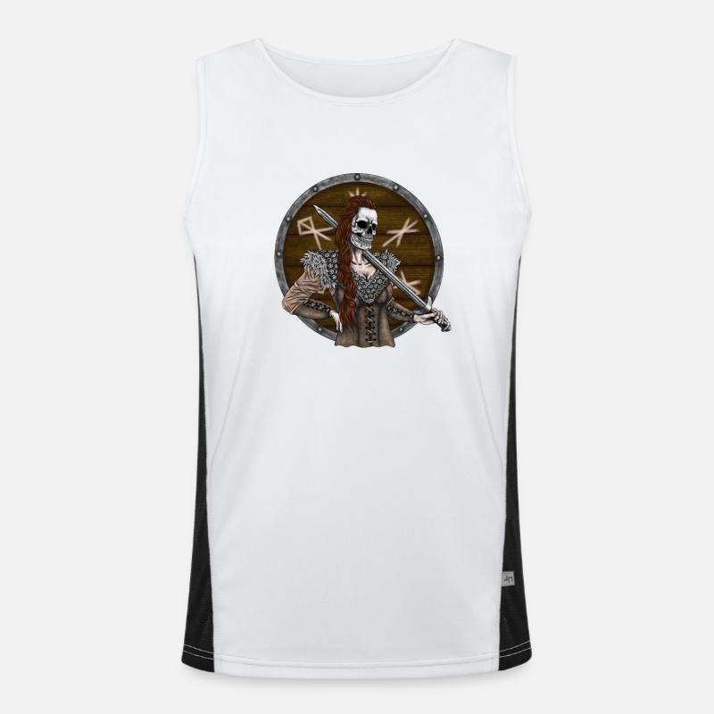 Vikingmaidavec bouclier Débardeur respirant contrasté Homme 