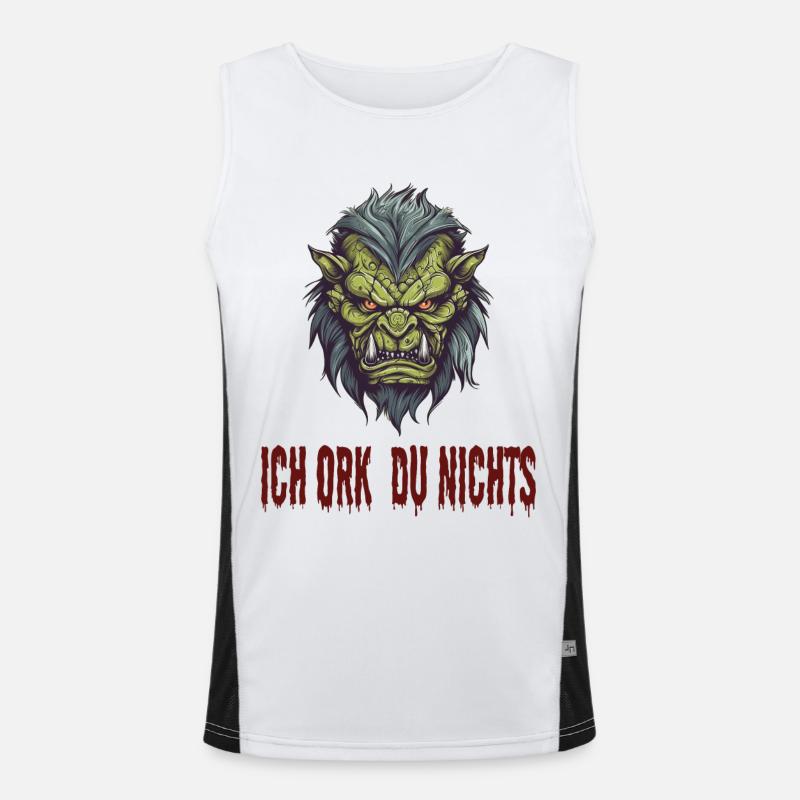 Ork Design Funktionelles Kontrast-Tank Top für Männer 