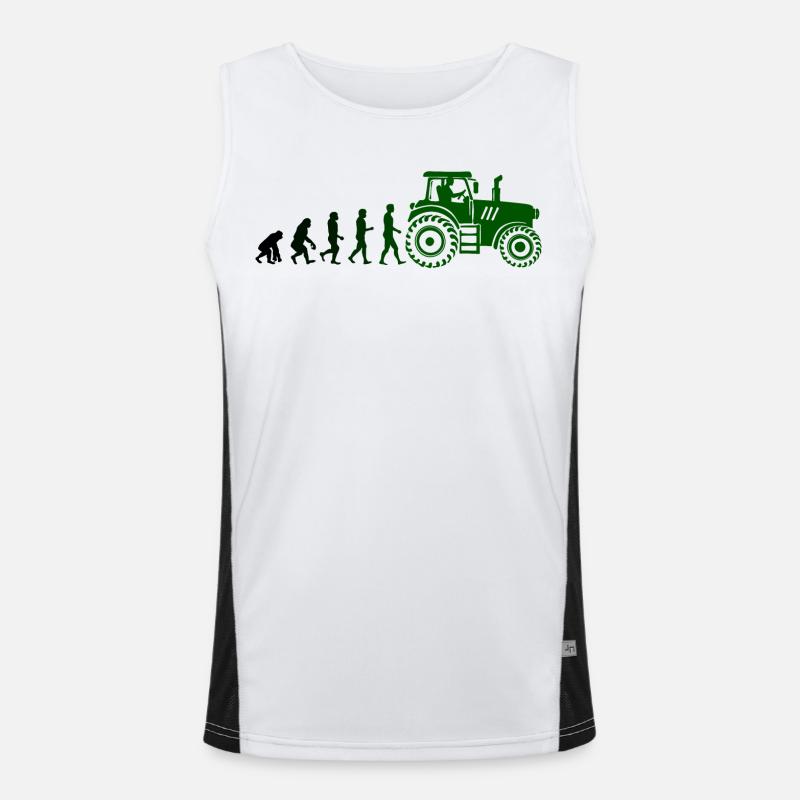 Véhicule utilitaire Farmer Evolution Véhicule Tracteur Débardeur respirant contrasté Homme 