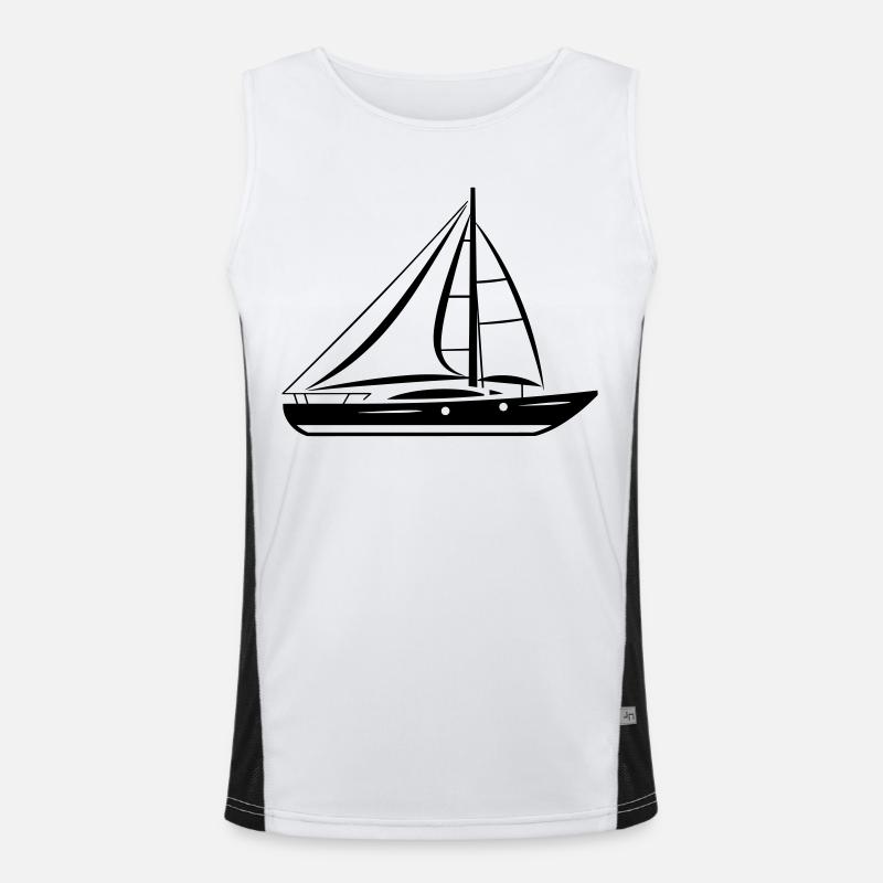 Bateau Débardeur respirant contrasté Homme 