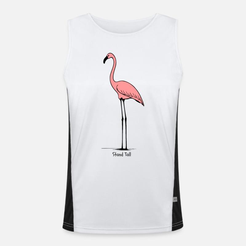 Stand Proud – Flamingo Men's Functional Contrast Tank Top 
