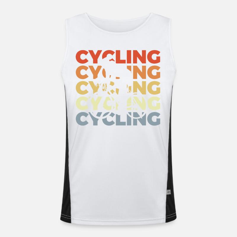 Cyclisme Débardeur respirant contrasté Homme 
