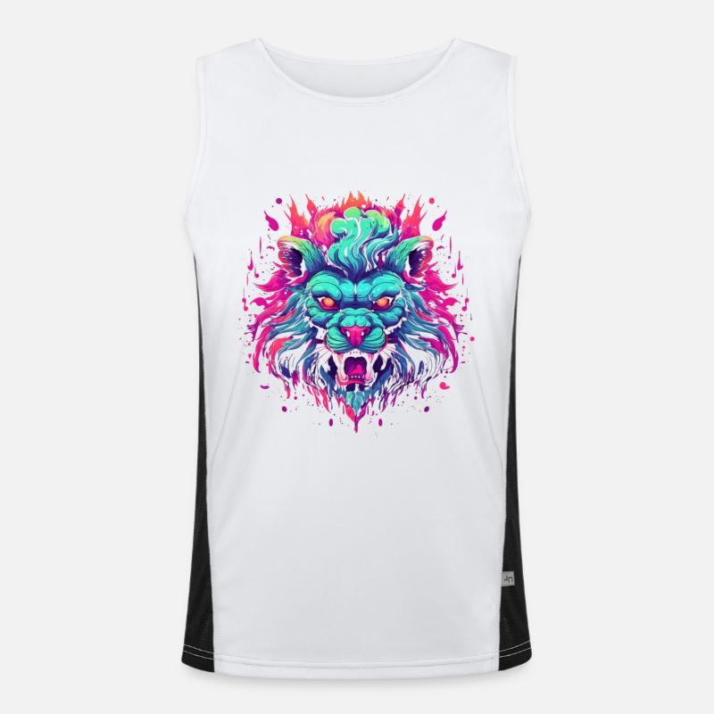 King Leon Men's Functional Contrast Tank Top 