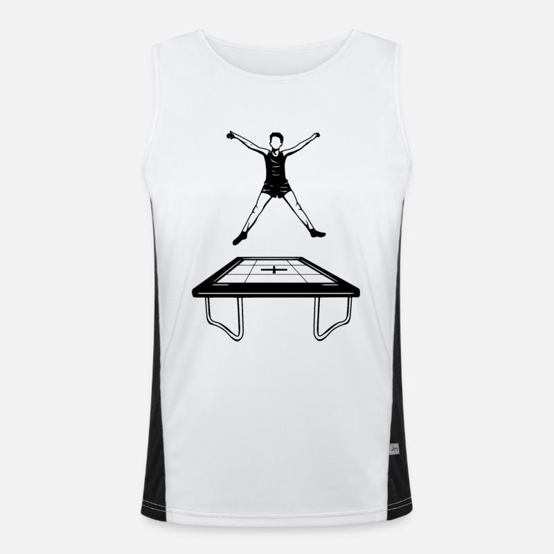 Garçon trampoline Débardeur respirant contrasté Homme 