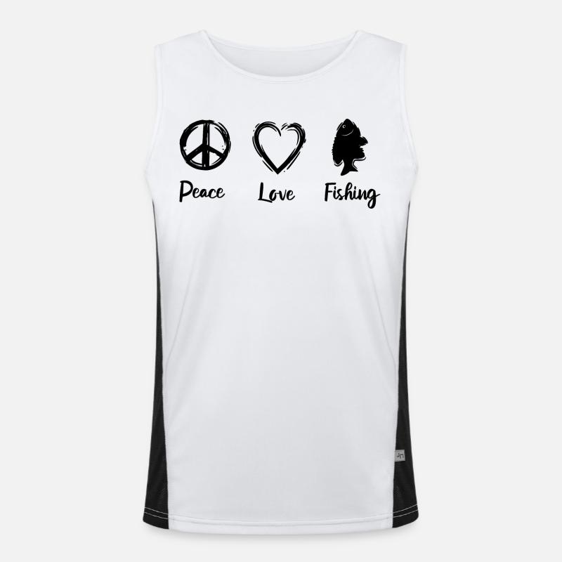 La routine du pêcheur Débardeur respirant contrasté Homme 