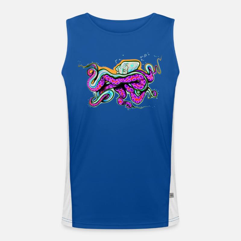 Octopus Men's Functional Contrast Tank Top 